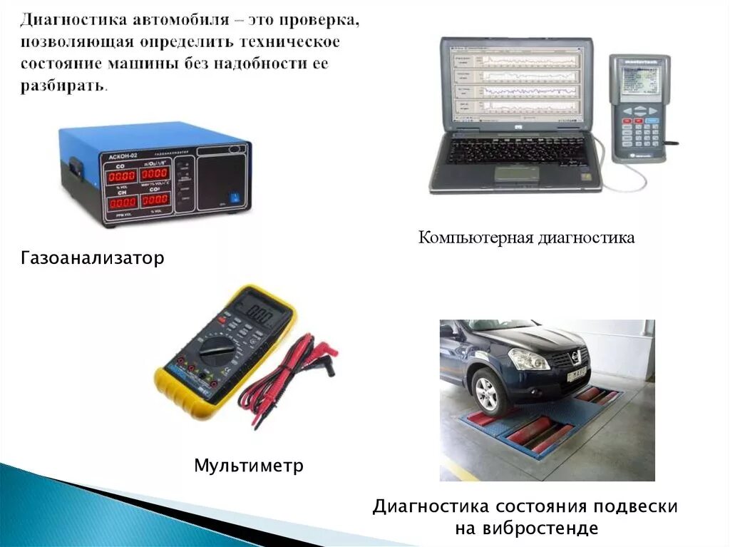 Что представляет собой диагностика автотранспорта. Диагностирование приборов электрооборудования автомобиля. Приборы для диагностирования электрооборудования. Оборудование для диагностики автомобилей. Компьютер для диагностики автомобиля.