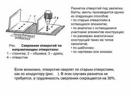 Как разметить отверстия под