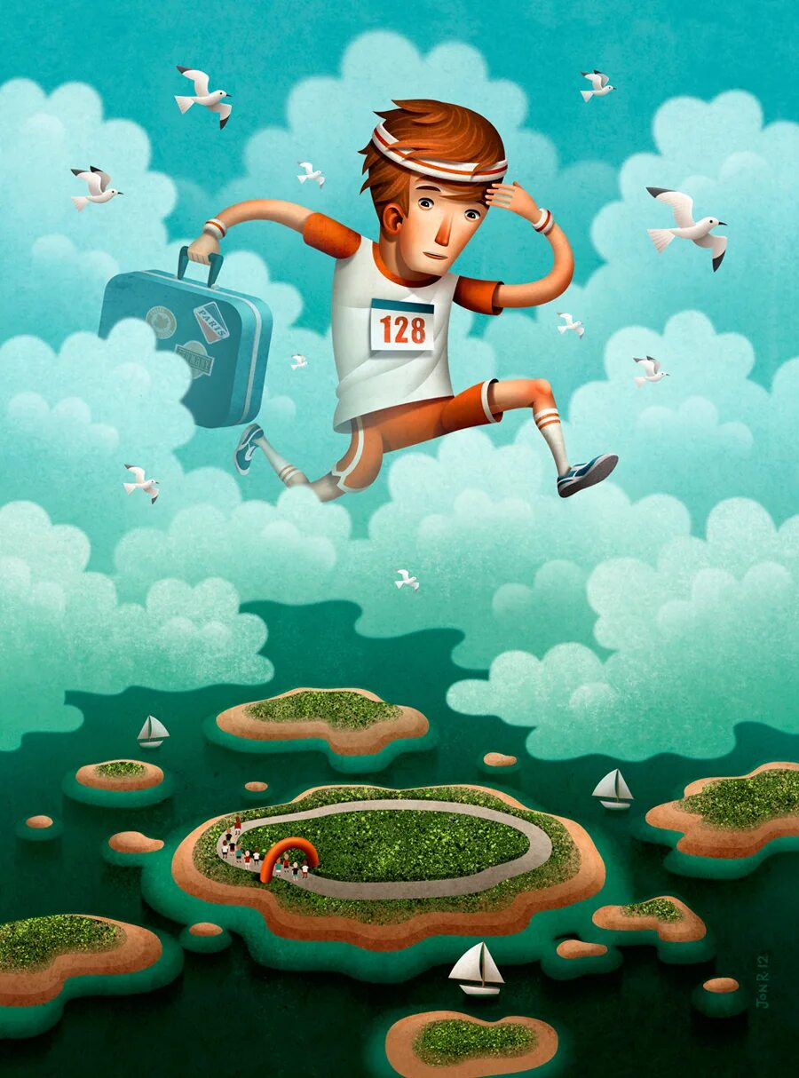 Runner's World иллюстрации. Иллюстрация одного из пятиборий. Running the distance картина. Run illustration. Мир иллюстратора