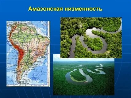 Амазонская равнина полезные ископаемые