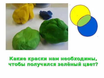 Смешать пластилин чтобы получился желтый