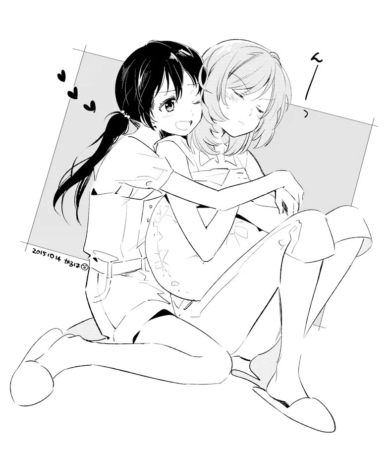 Юри манги 18. Yurimania юри аниме. этти юри. юри зарисовки. юри эскизы.
