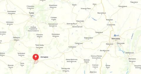 Карта белгорода сумская