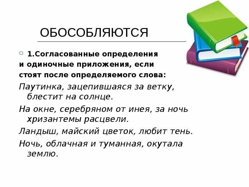 1 одиночное приложение. Согласованные приложения обособляются после определяемого слова.. Стоит после определяемого слова. Определение после определяемого слова. Одиночные согласованные определения.