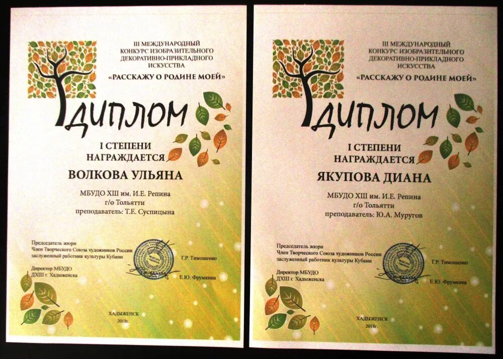 итоги международного конкурса детского