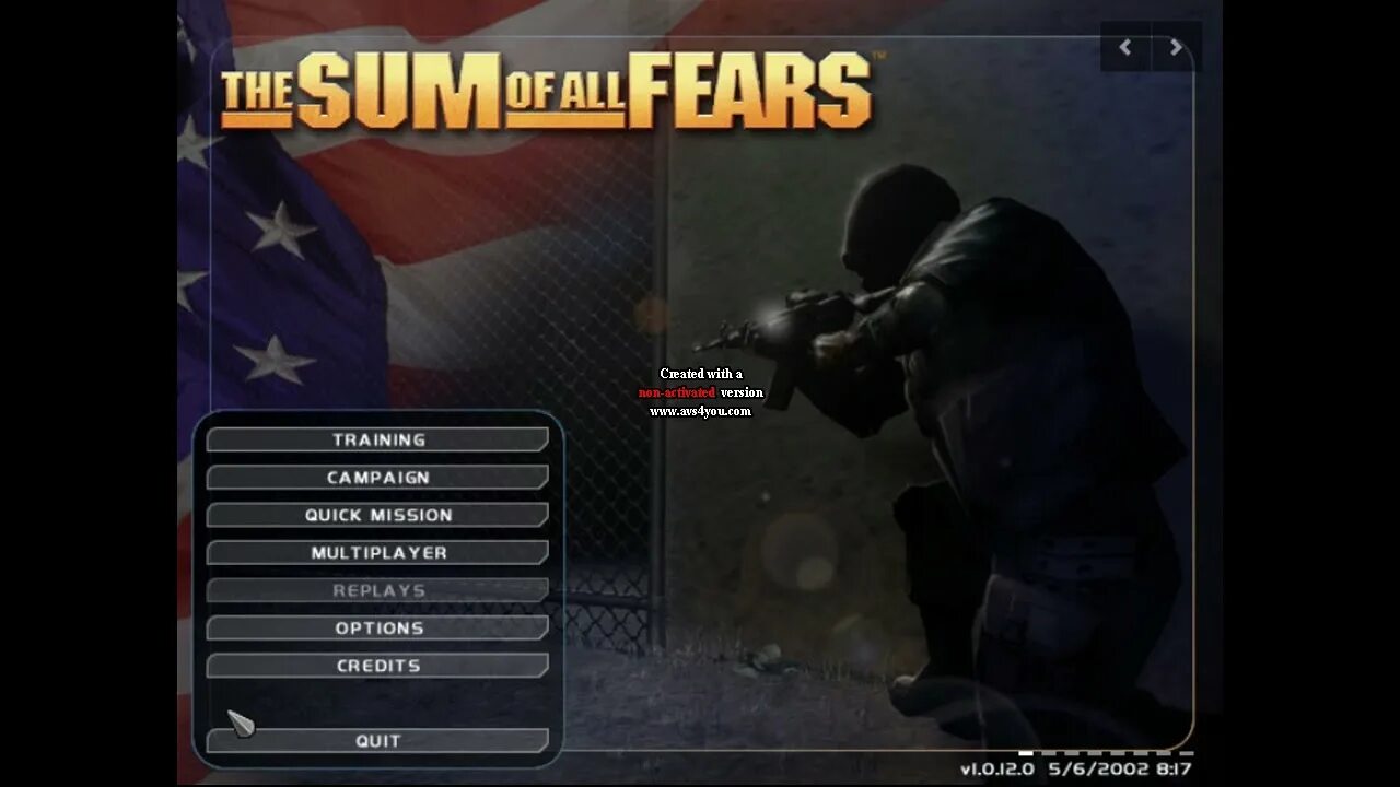 Sum. The sum of all fears (2002 г. Of. The sum of all fears 2002. ) pc.