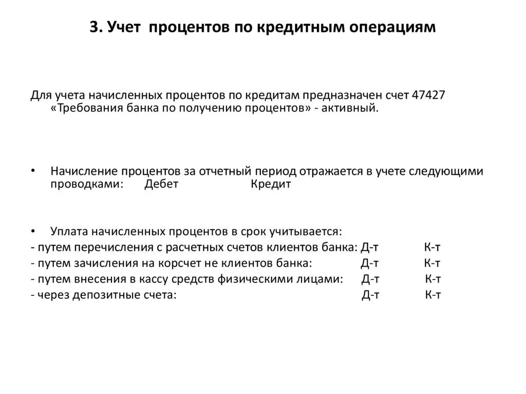 Учтенные проценты по кредиту