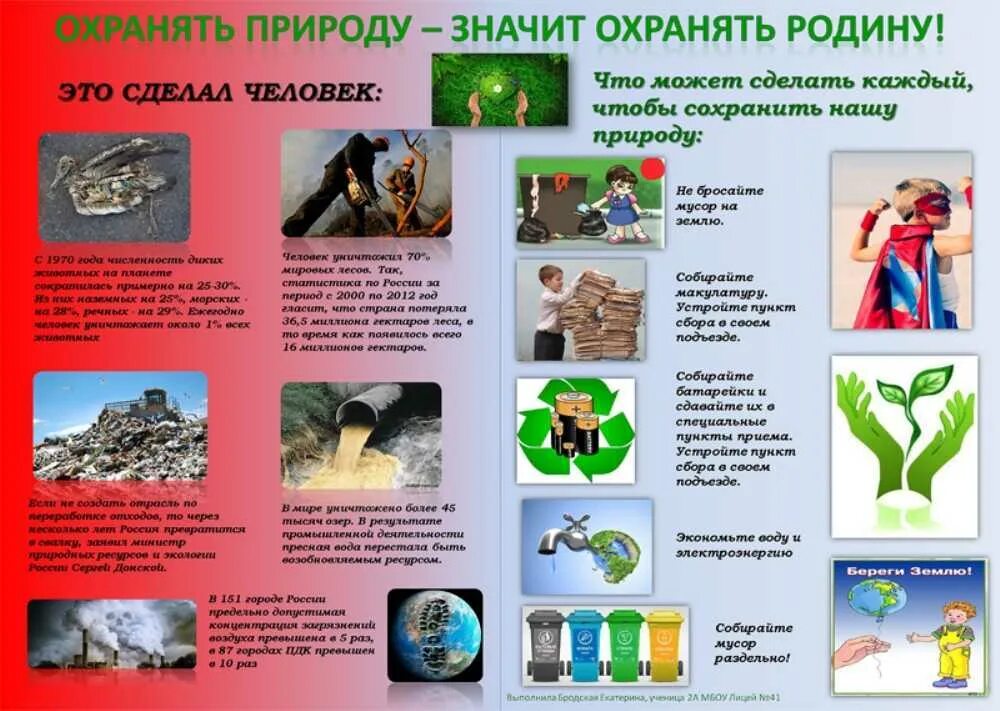 Как защищают природу проект по окружающему миру