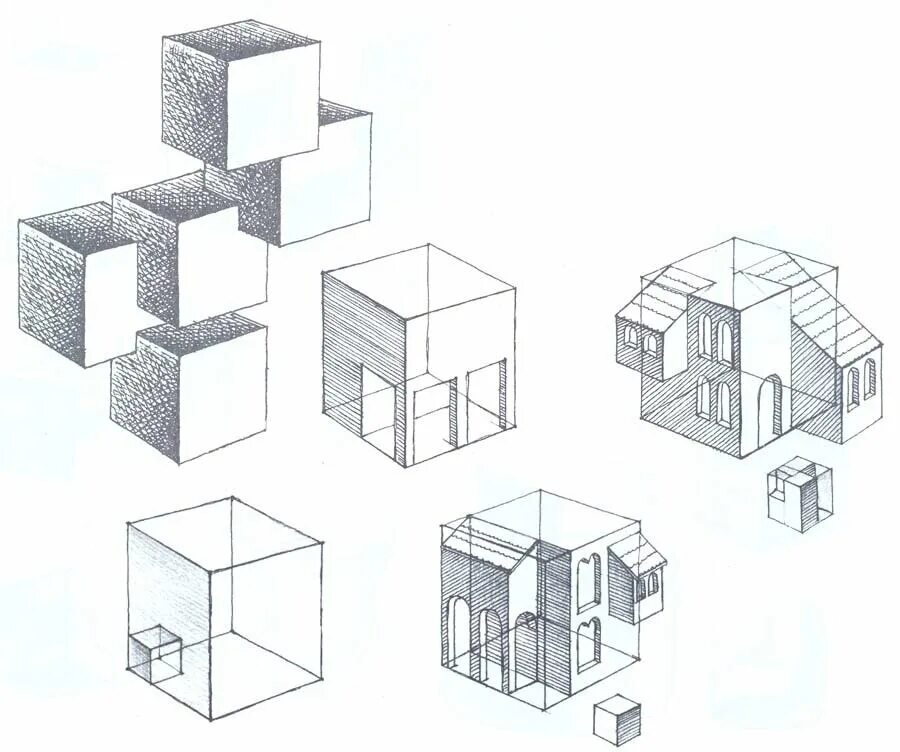 Объемная композиция куб. Композиция из кубов. Архитектурная композиция из кубов. Объемная композиция из кубов.
