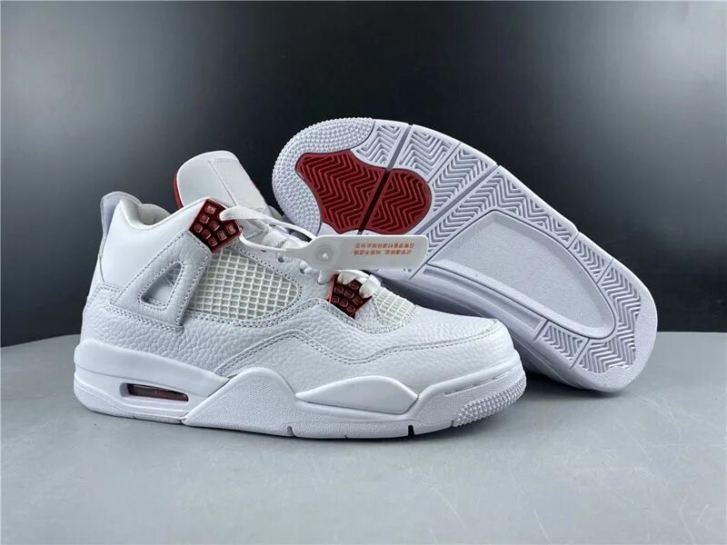 Nike jordan 4 red. Nike Air Jordan 4 White Red. Nike Air Jordan 4 Metallic. Nike Air Jordan 4 Retro Metallic.