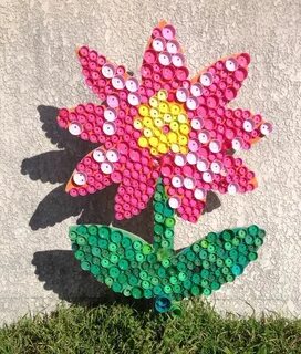 Поделки из пластиковых крышек
