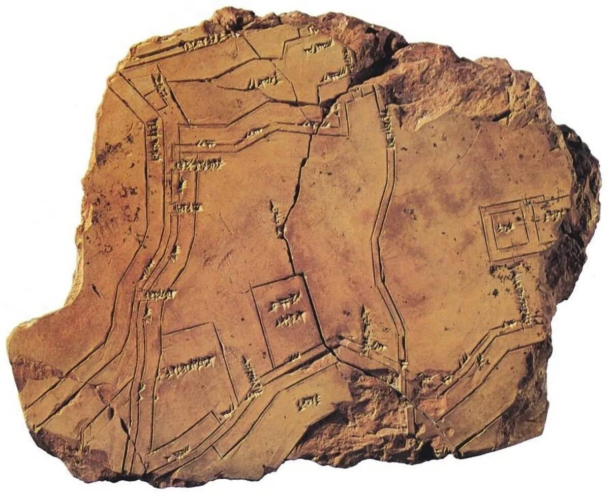 Ниппур план города. Ниппур глиняные таблички. Ниппур план города на глиняной доске в XII В до н.э. Первые карты в древности.