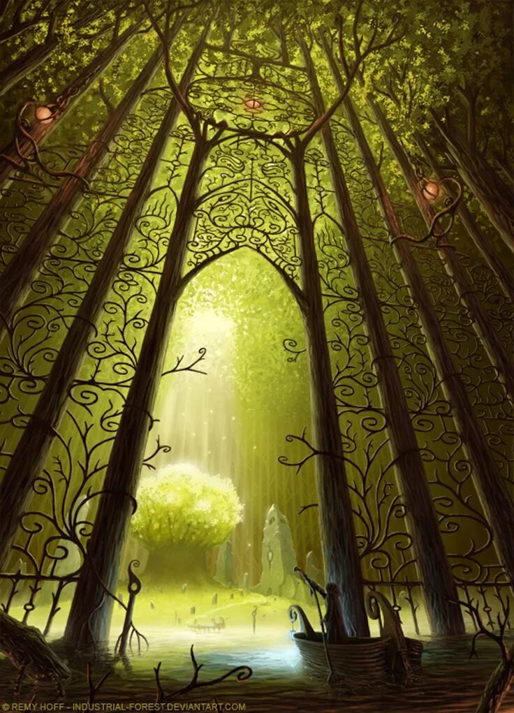 Зачарованный лес (чудесный лес) (1986). Амергин врата Самайна. Зачарованный лес Лавкрафт. Сказочные леса.