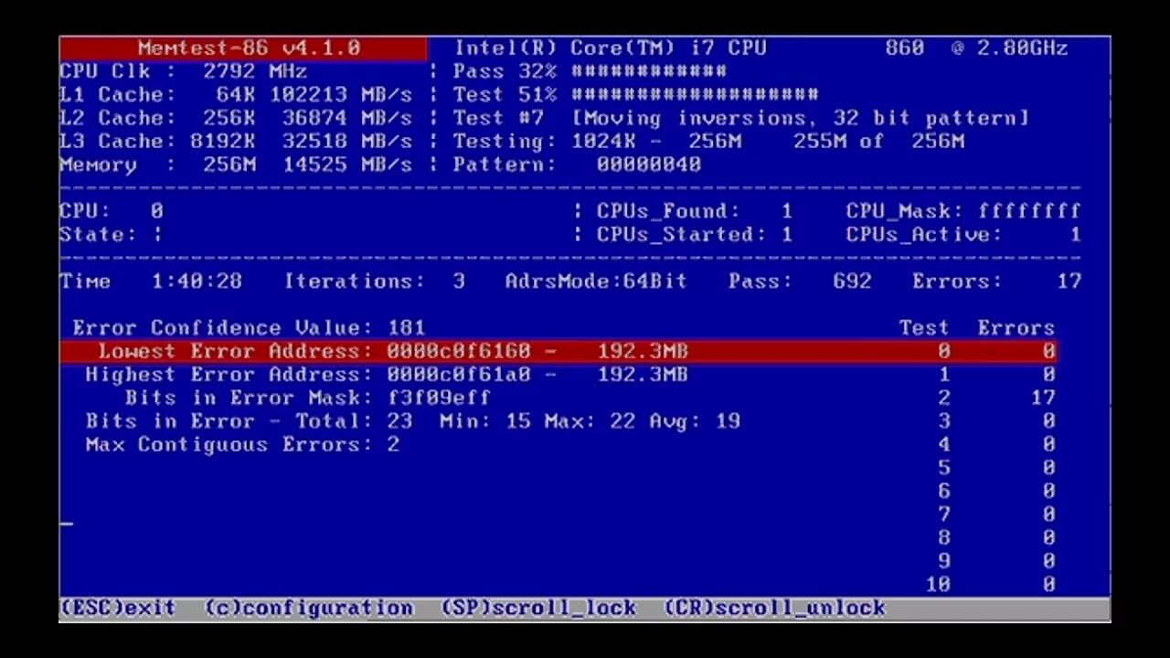 Тестирование оперативной памяти в memtest86+. Ошибки оперативной памяти в memtest86. Memtest 7.0. Memtest 64 bit русская версия.