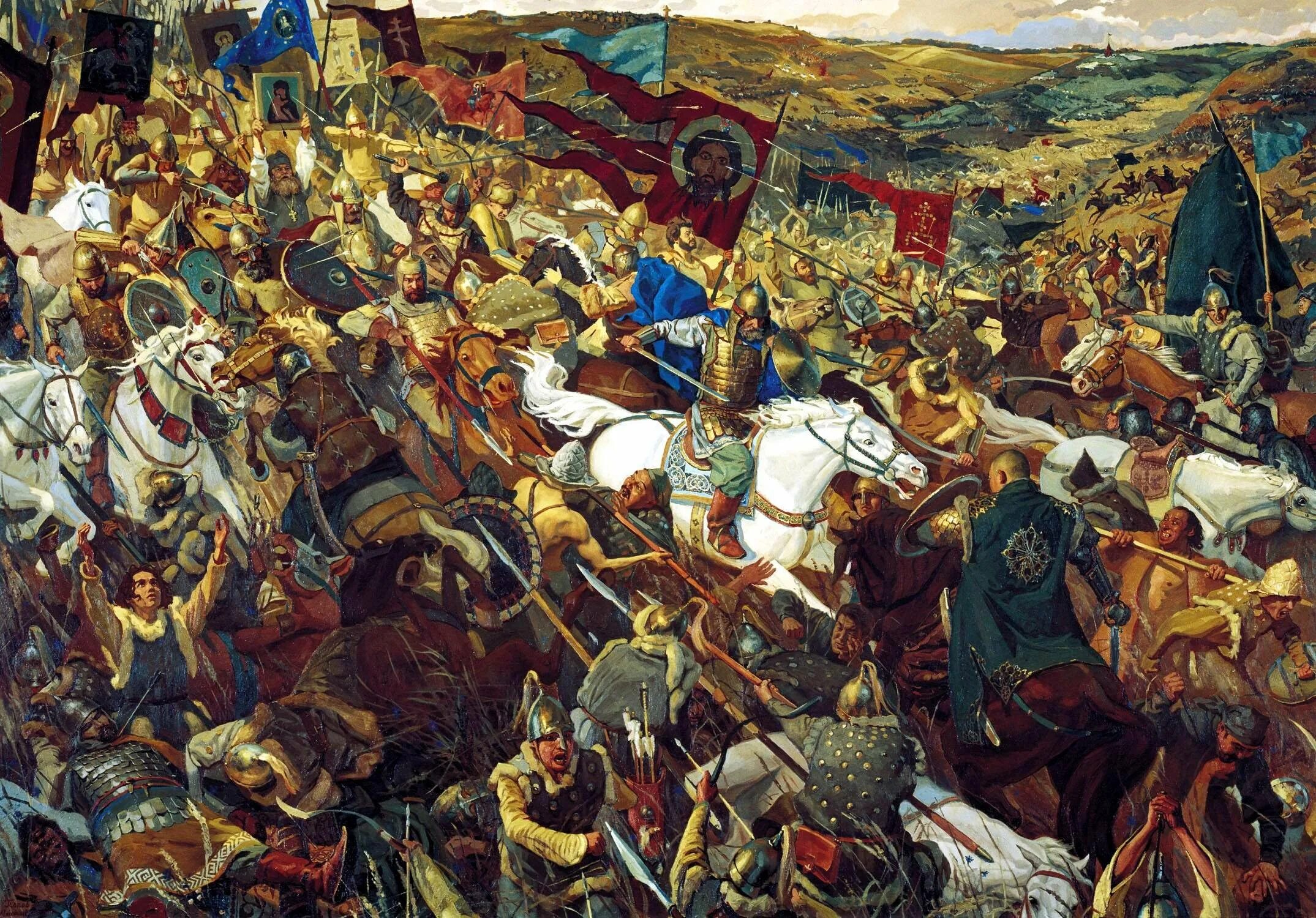 Битва состоялась. 1380 куликовская битва. куликовская битва адольф ивон 1859.