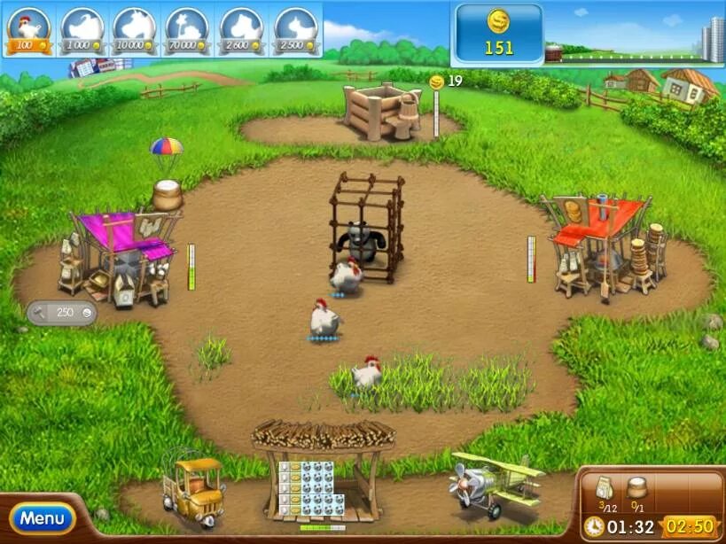 Веселая ферма 2 как пройти уровень. Farm frenzy 2. игра веселая ферма. моя веселая ферма.. веселая ферма свинья.