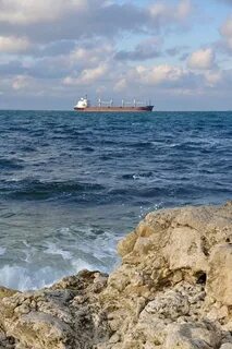 Вид с корабля на море