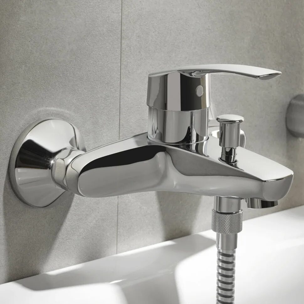 Grohe Eurosmart 124446. Grohe Eurosmart New 33300002. Grohe Eurosmart New, хром, (33300002). Смеситель Grohe Eurosmart 33300002. Смеситель для ванны немецкий