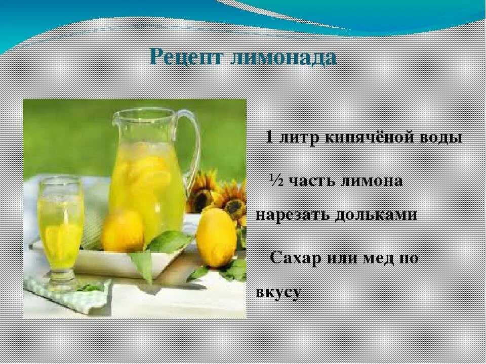 Рецепт газ воды. Рецепт лимонада. Приготовление домашнего лимонада. Рецепты домашних лимонадов. Рецепт лимонада в картинках.