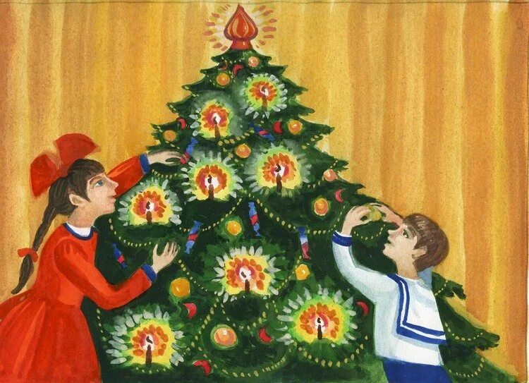 Что смешного в рассказе елка