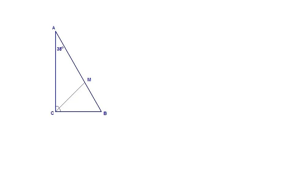 Один из острых углов прямоугольного треугольника равен 38. Острый угол между гипотенузой и биссектрисой прямого угла. Острый угол прямоугольного треугольника равен 38 Найдите острый угол. Биссектриса острого угла прямоугольного треугольника.