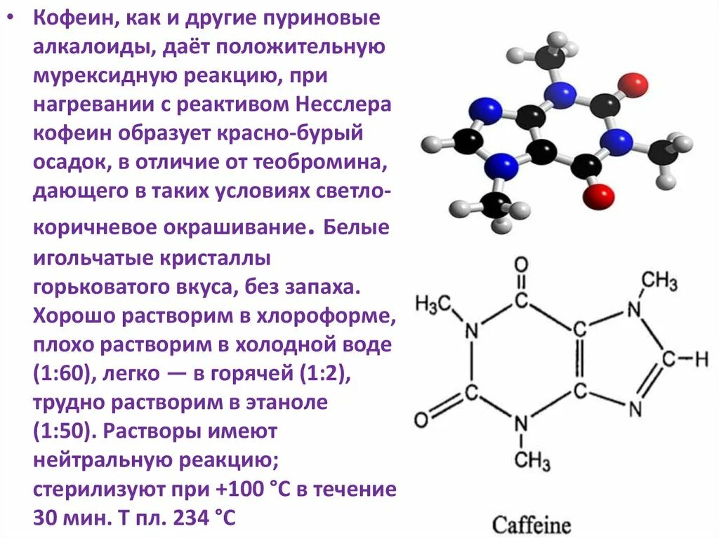 Открытие кофеина