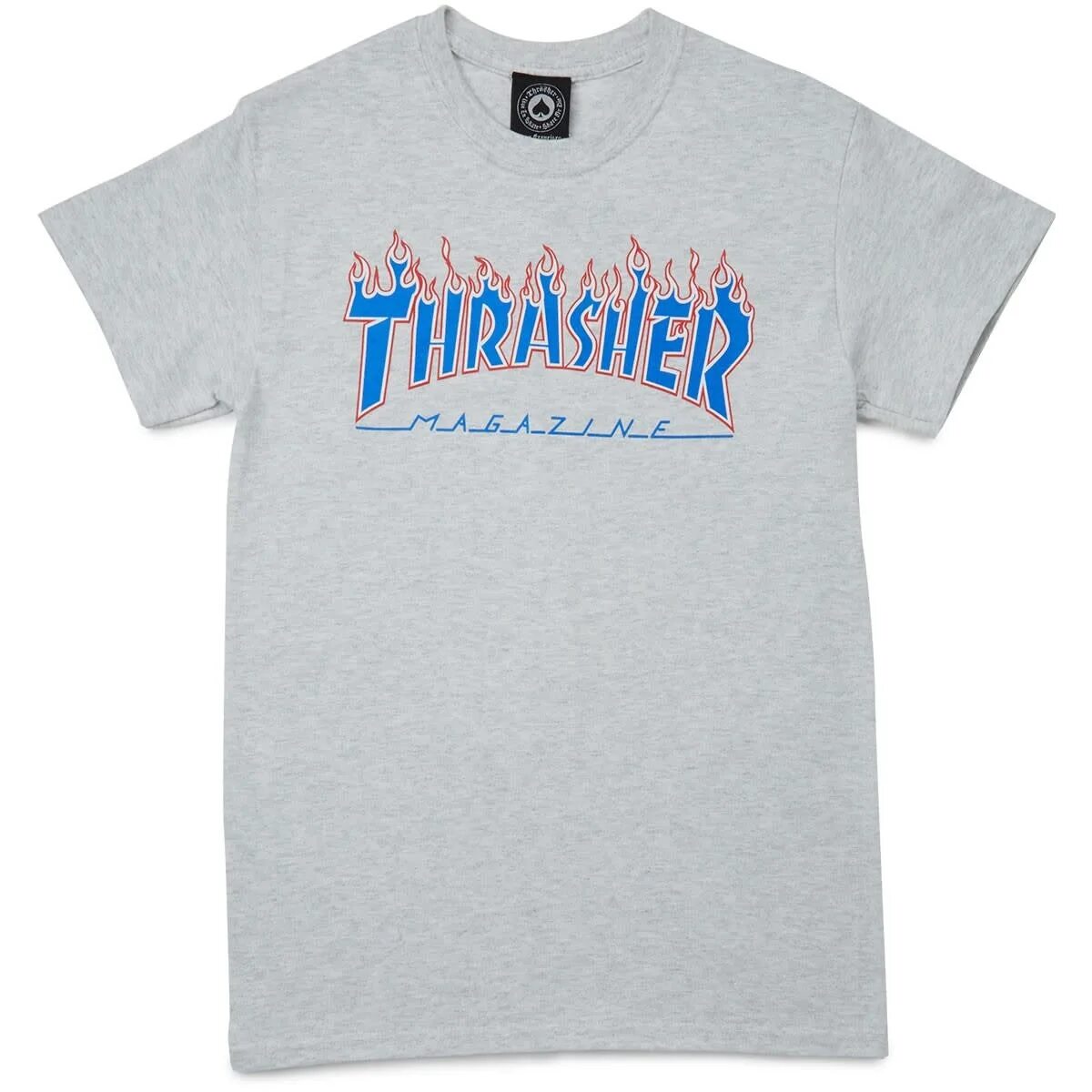 Серый трешер. Thrasher серая футболка. Серая майка Thrasher. Футболка Thrasher Blue. Футболка трешер ориг.