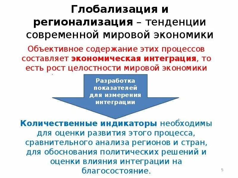 Современные тенденции развития мировой экономики. Взаимосвязь глобализации и регионализации. Тенденции процесса глобализации. Современные тенденции глобализации мировой экономики.