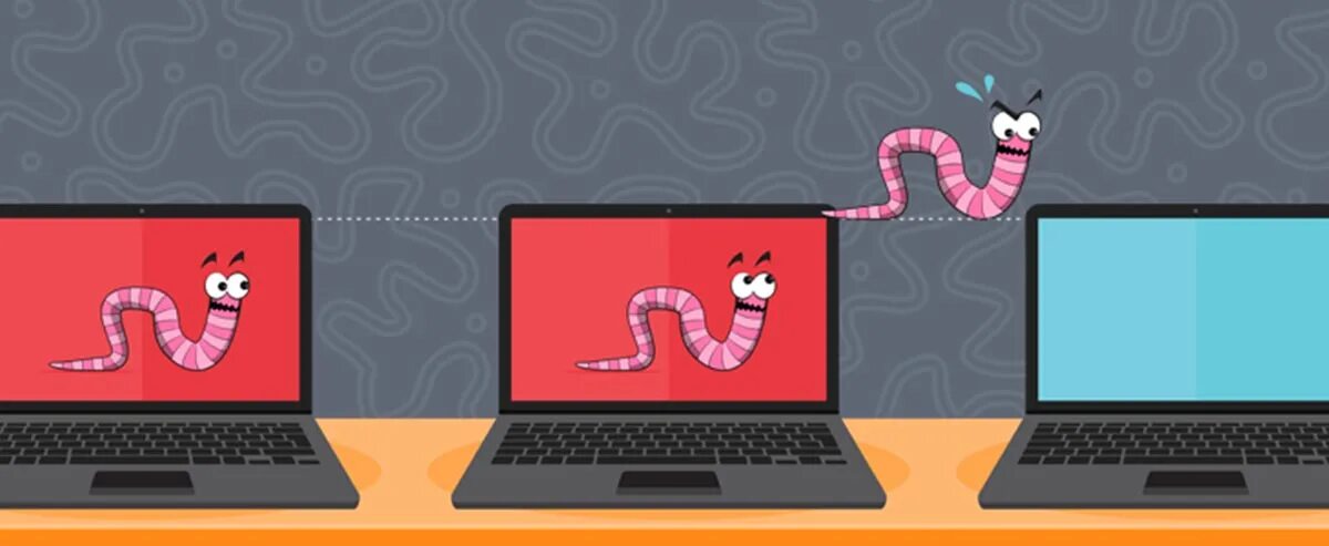 Вирусы сетевые черви. Вирус черви-worm. Компьютерный вирус червь. Worm компьютерный вирус.