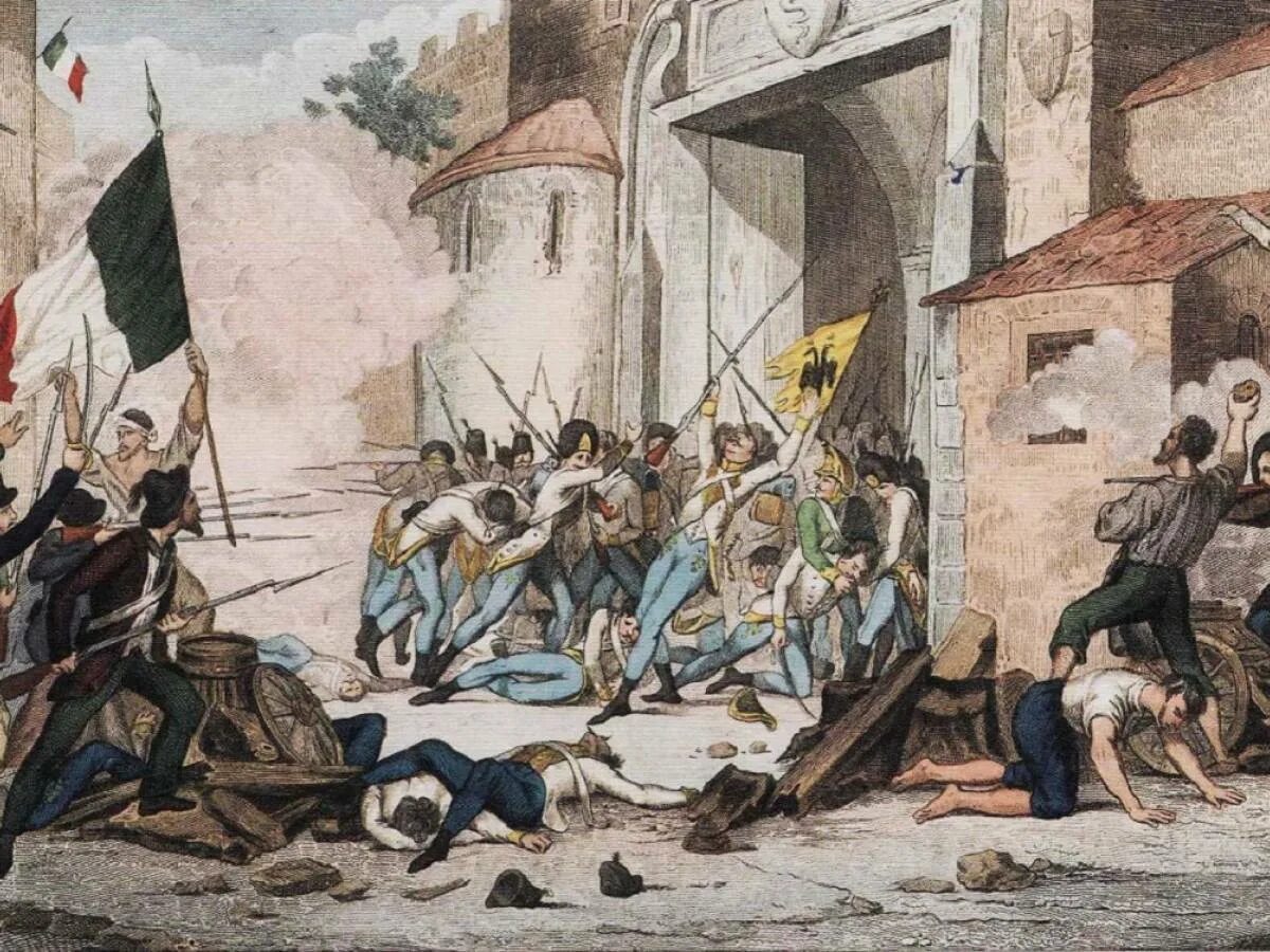 Революция процесс в европе. Революция 1848 г в италии. революция 1849 в италии. итальянская революция 1848-1849.
