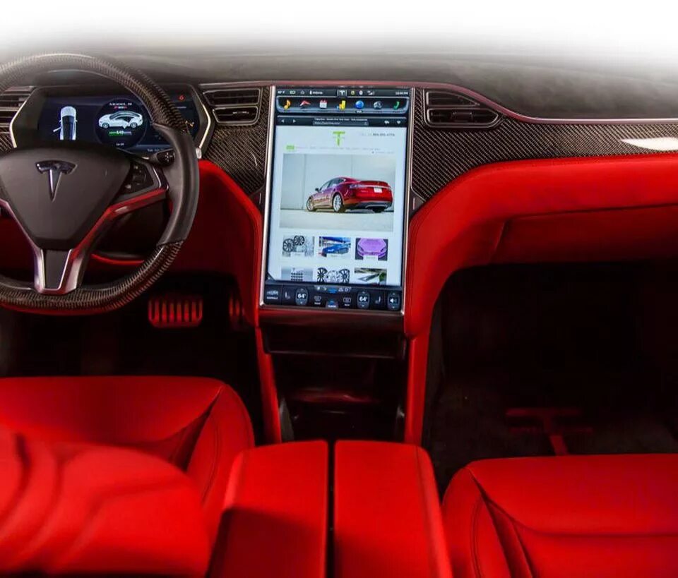 Как выглядит тесла внутри Обновленная Tesla Model S несёт на борту 10 ТФЛОПС производительности и запускае