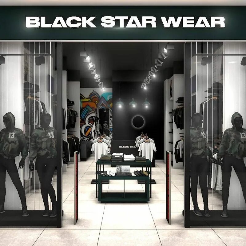 Магазин одежды Тимати Black Star. Бутики Блэк Стар. Black Star Wear одежда. Магазин одежды черный.