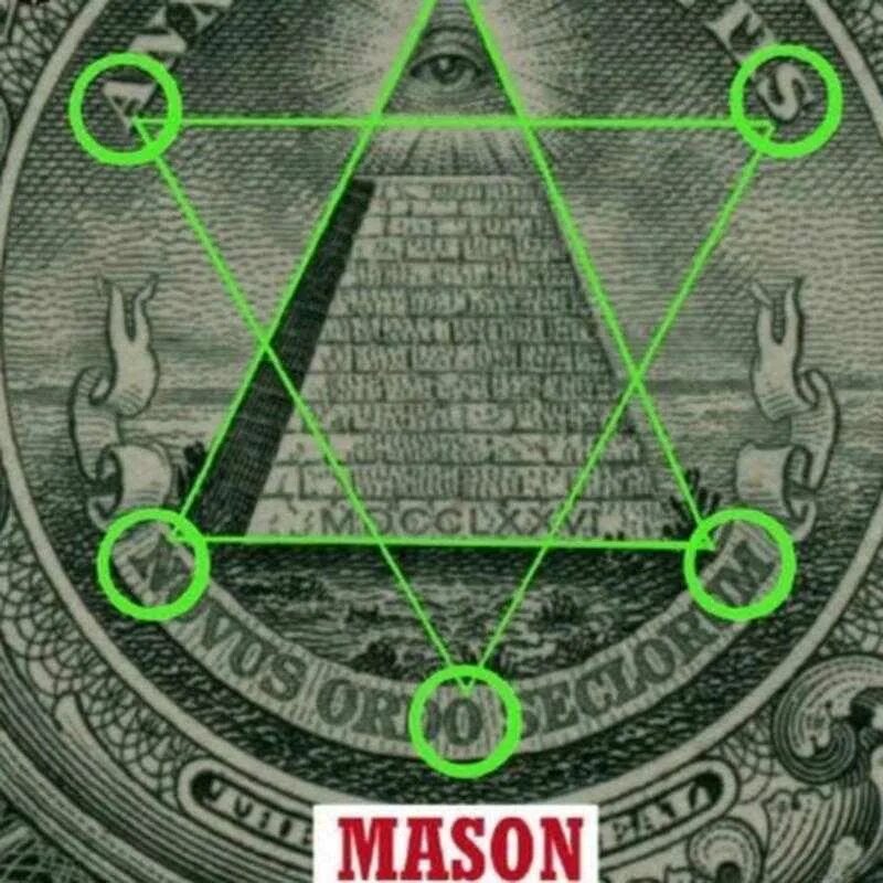Масон значение. Символ масонов пирамида. Пирамида на долларе. Масонские символы на долларе. Знак Мамонтов на долларе.