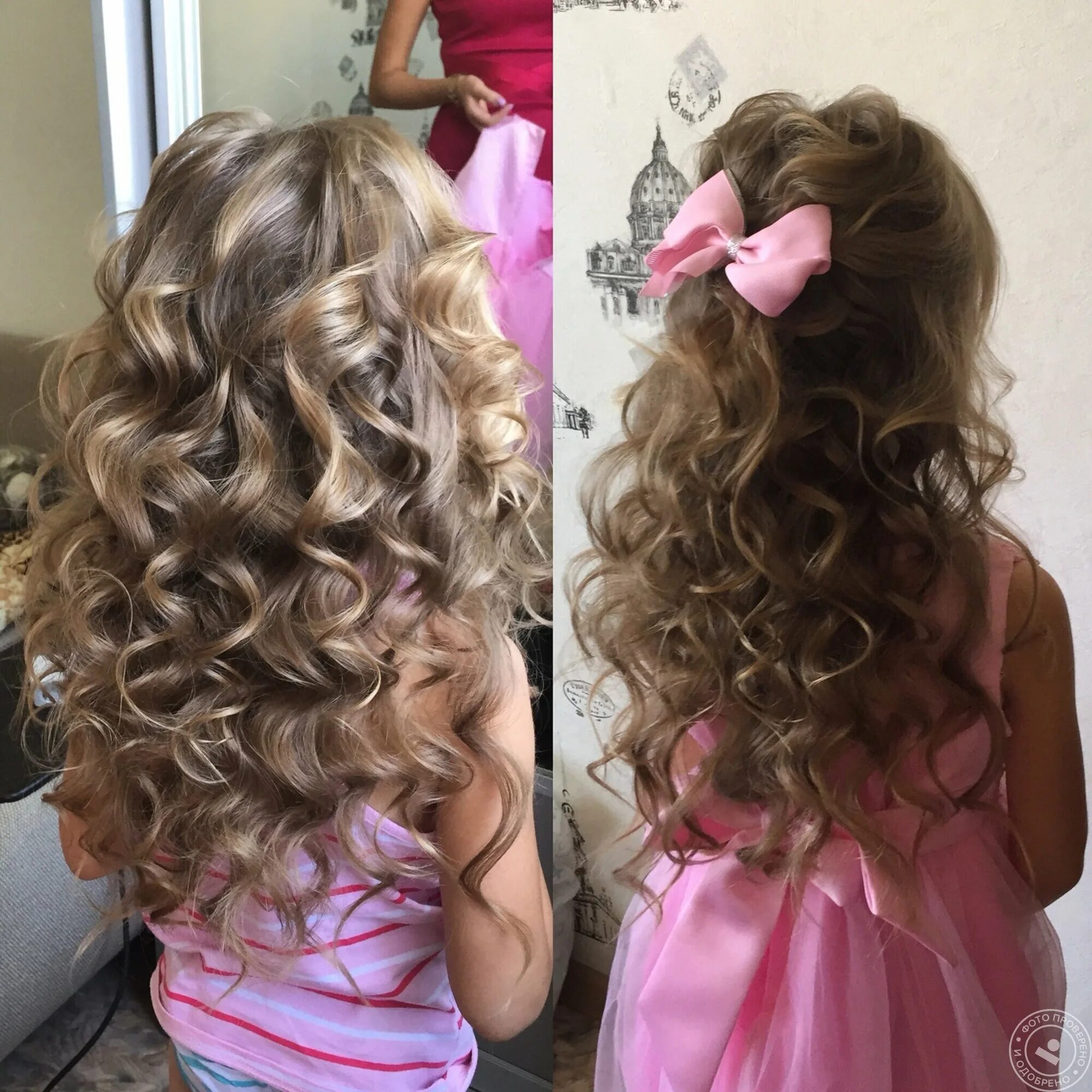 причёски для девочек на длинные волосы. причёски для девочек с кудряшками. прическа с кудрями для девочки. детские прически на фотосессию. прическиина выпускной в детском саду.