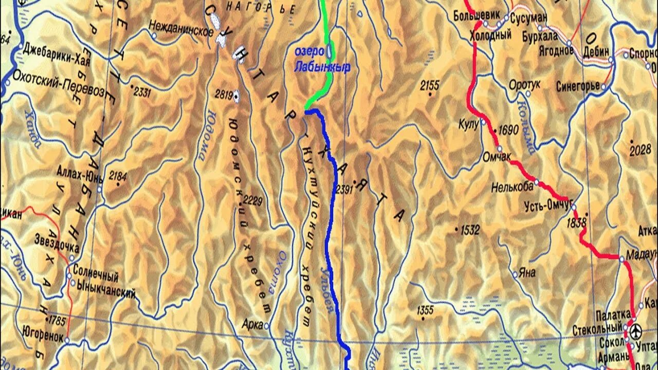 Сунтар хаята на карте. Сунтар-хаята хребет на карте россии. горы сунтар хаята на карте. хребет сунтар-хаята на карте река. река ульбея хабаровский край.