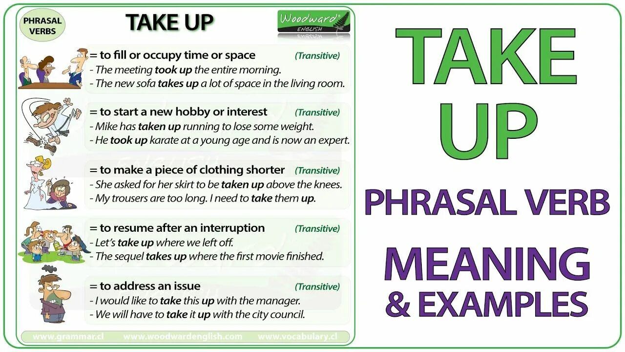 I have to take leave. Take off Фразовый глагол. Take in Фразовый глагол. Take off Phrasal verb. Take up Фразовый глагол.