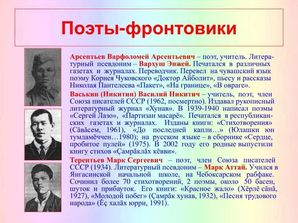 Чувашские Писатели участники Великой Отечественной войны. Поэты фронтовики. Поэты на фронте. Писатели и поэты фронтовики.