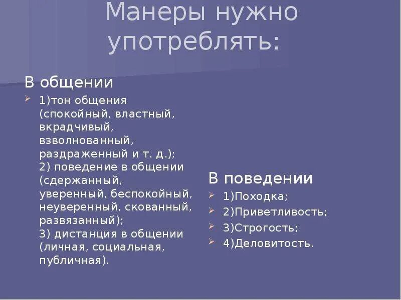 Поговорить какой вид. Какой бывает тон общения. Спокойный тон общения. Тон разговора разновидности. Манеры общения примеры.