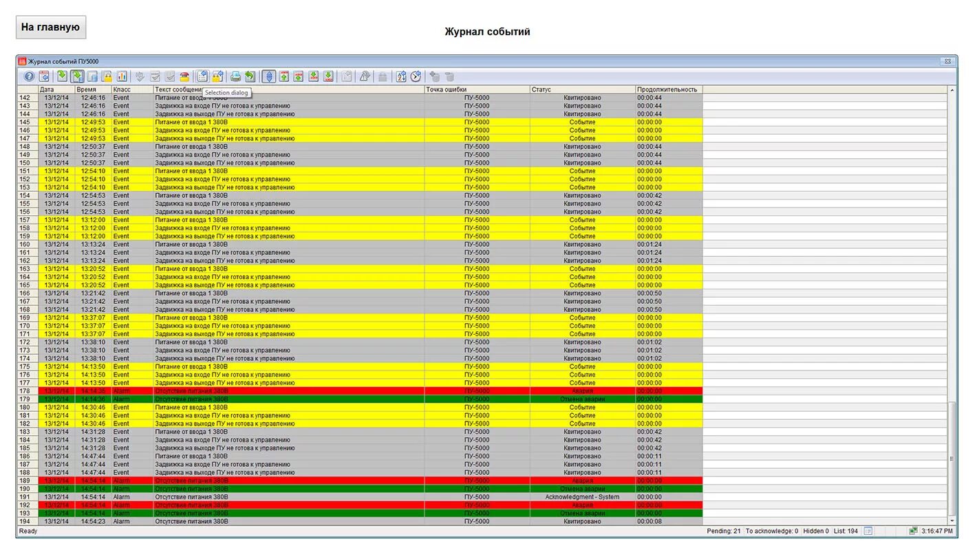 Event журналы. Журнал событий. Журнал событий WINCC. Журнал событий системы SCADA. Журнал аварий SCADA.