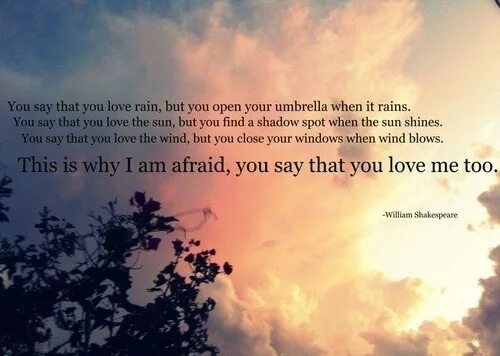 When it come s to you. You say you Love Rain but you open your Umbrella. It is not the Stars to hold our Destiny but in ourselves объяснение. You say you Love the Rain will i am Shakespeare. It/Rain when you got up.