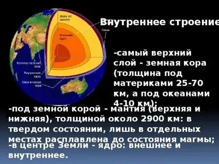 Толщина земной коры в амазонской низменности
