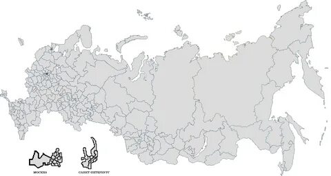 Политическая карта россии без подписей