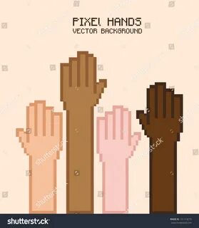Pixel hands