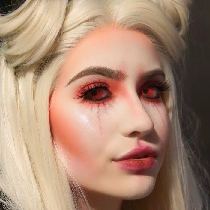 Легкий макияж демона Pin on halloween makeup ideas