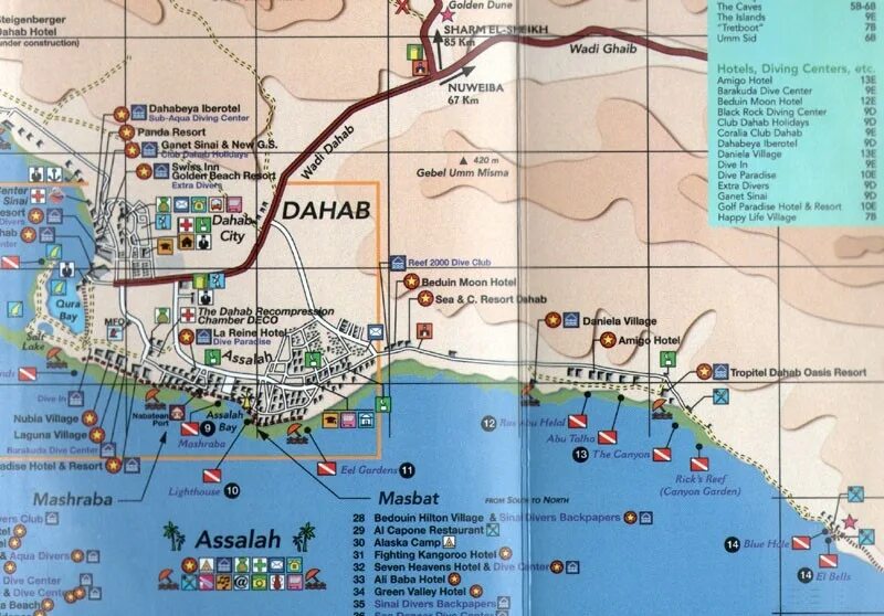 Карта отелей Дахаба Египет. Дахаб Египет на карте. Дахаб карта отелей. Дахаб Египет на карте с отелями. Дахаб на карте
