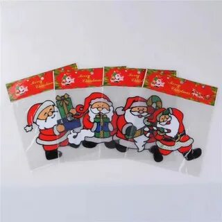 Силиконовые наклейки новогодние