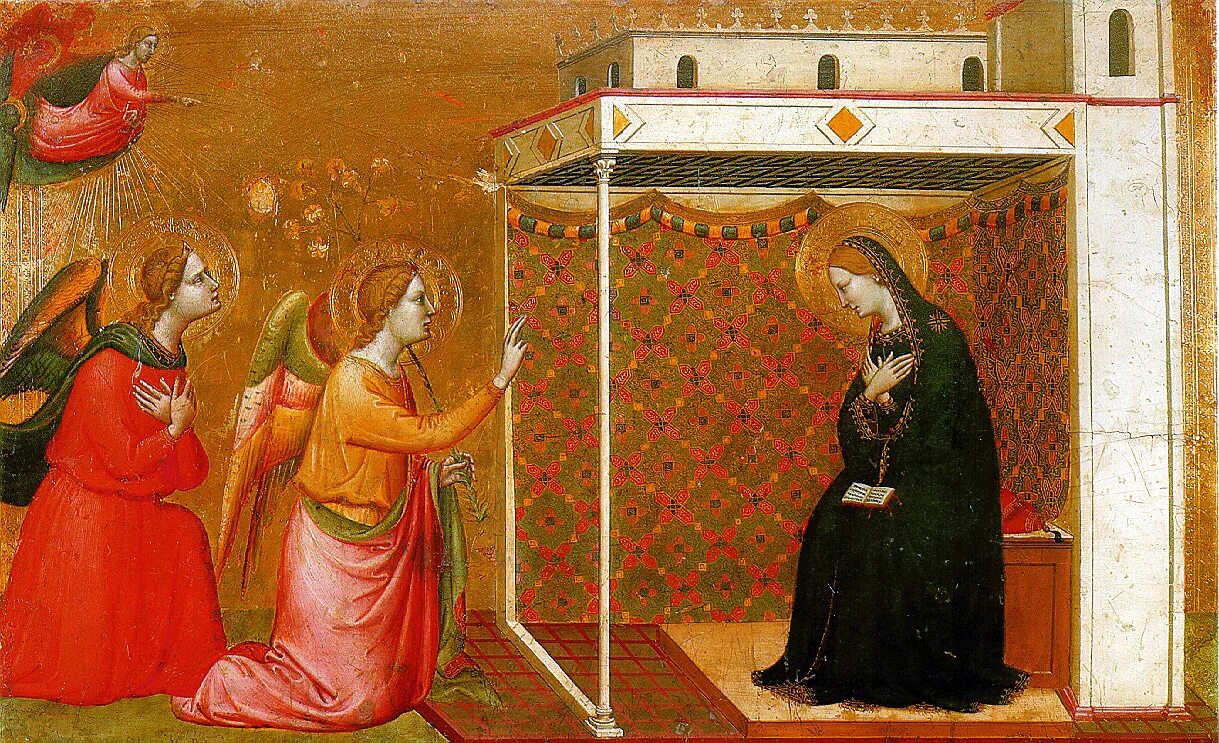 Бернардо дадди Благовещение. Благовещение Италия 14 век. Картина Благовещения дадди. Благовещение Италия 13 век.
