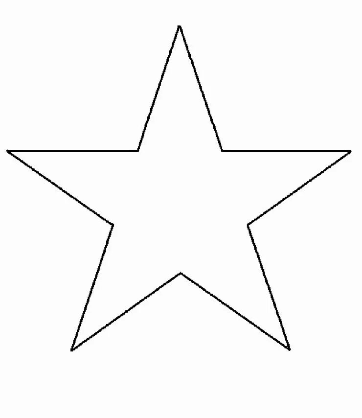 Звезды шаблоны для вырезания из бумаги. Трафарет звезды. Пятиконечная звезда трафарет. Звезда пятиконечная шаблон для вырезания. Контур звезды для детей.