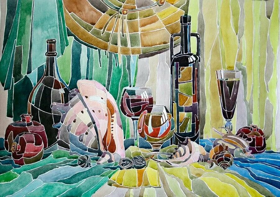 Декоративная живопись. Акварели художника Юлии Масловой. Юлия Маслова картины. Юлия Маслова художник. Картины художница Юлия Маслова..