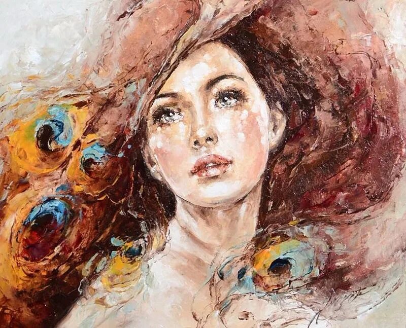 Живописные лица. Живописные лица. Яньцзюнь ченг (yanjun cheng. Академический живопись портрет анфас. Портрет акрилом.